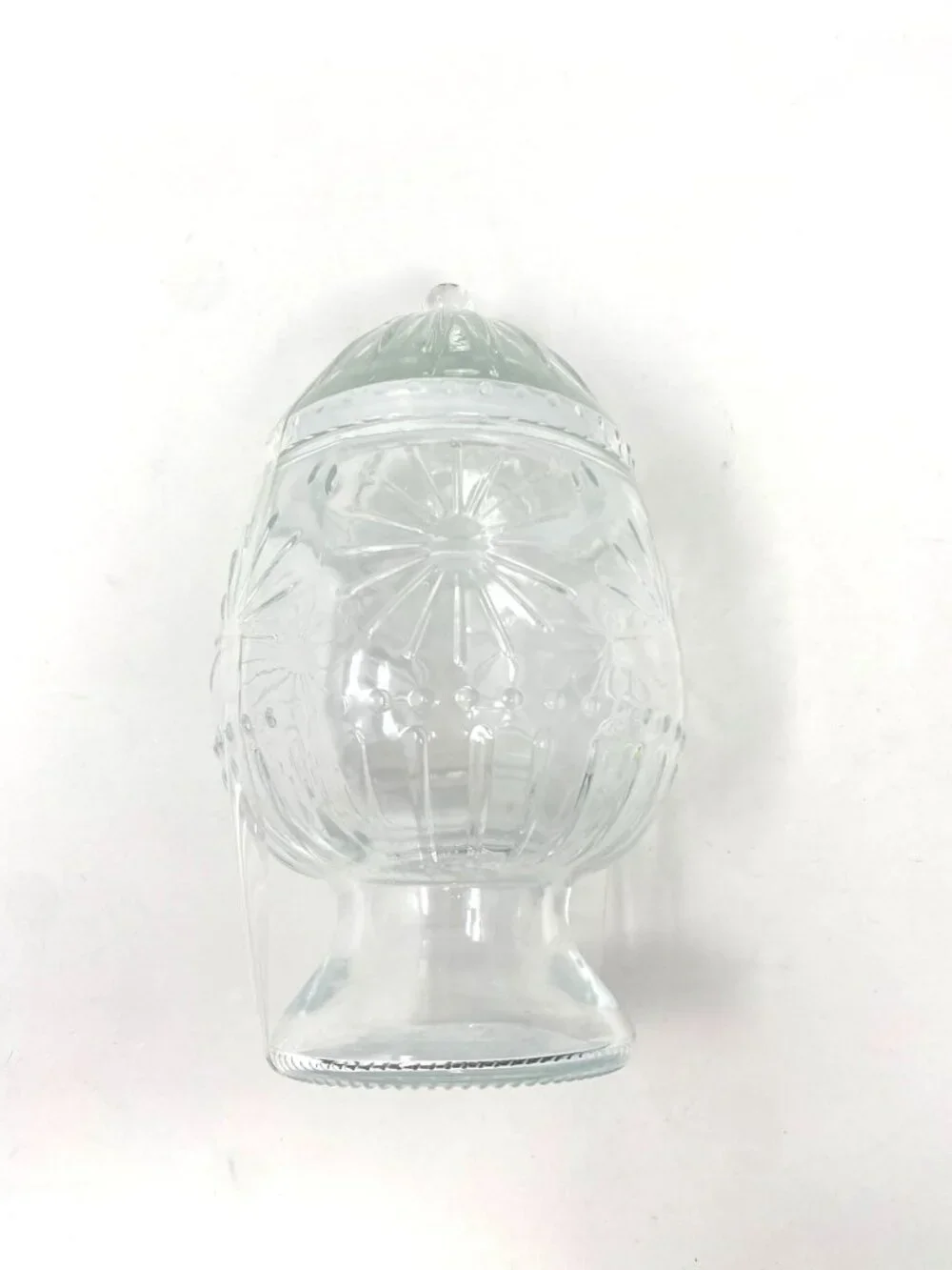 Target Clear Glass Pedestal Vessel Easter Egg Decor Candy Jar Canister